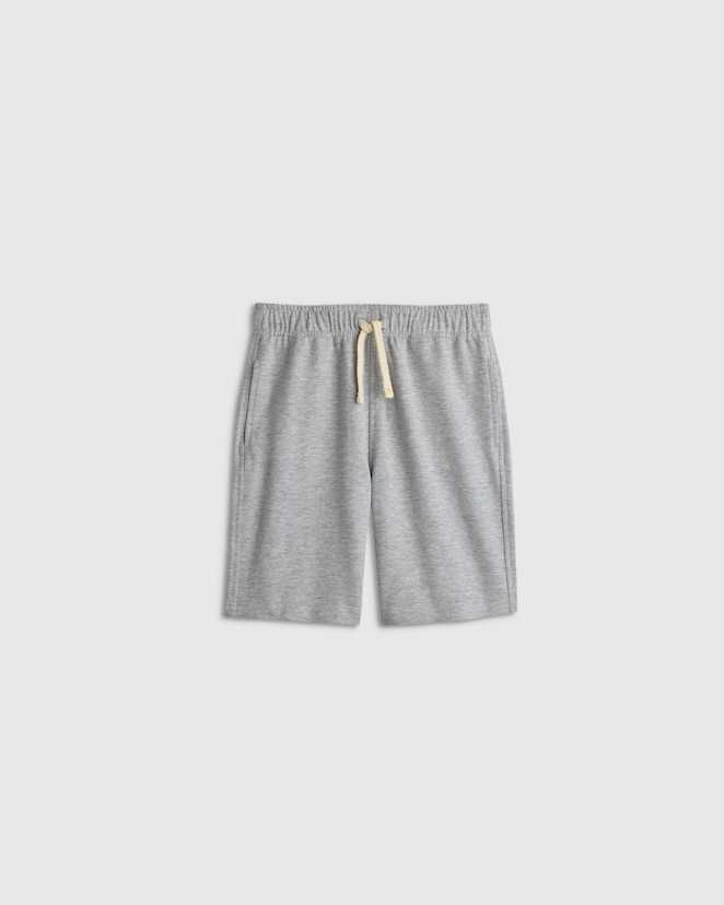 Heather Grey Organic Cotton French Terry Short