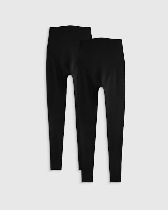 Black Ultra-Form Maternity Legging (2-Pack)