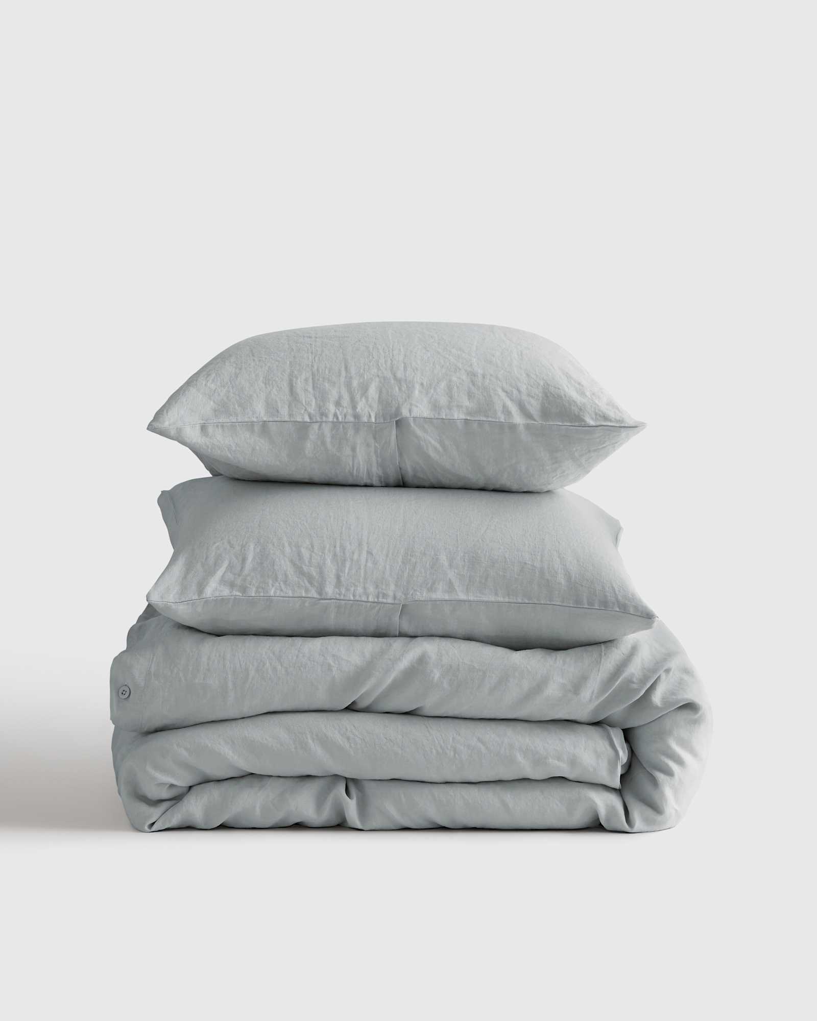 mist European Linen Duvet Cover Set