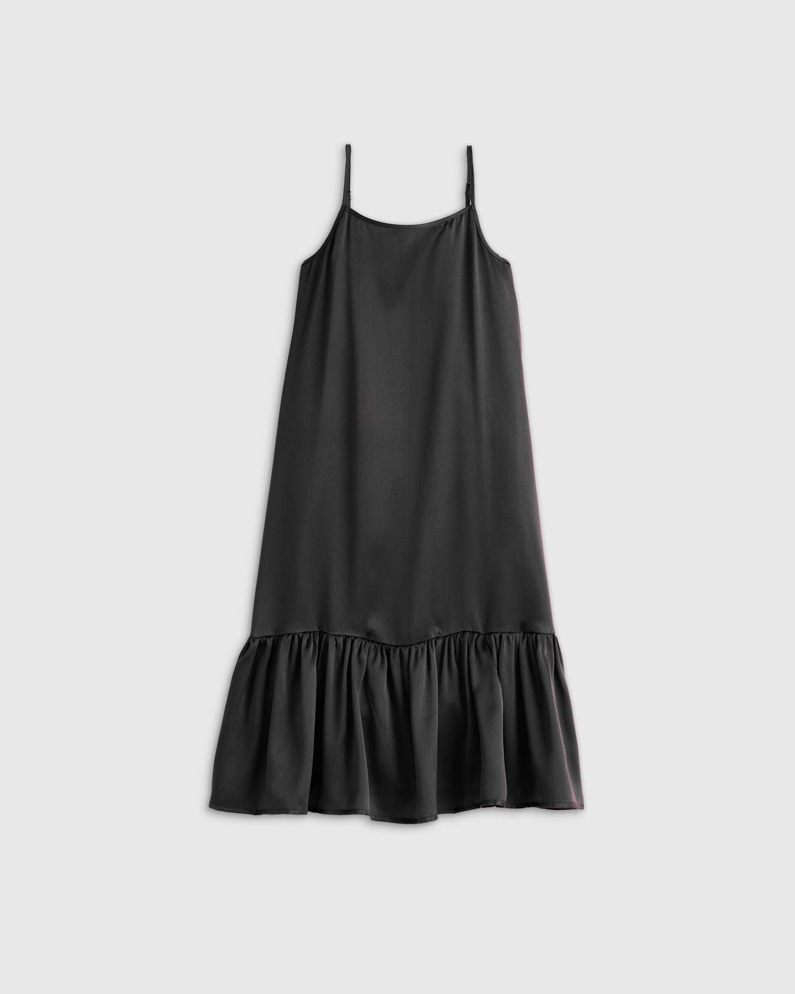 black 100% Washable Silk Dress