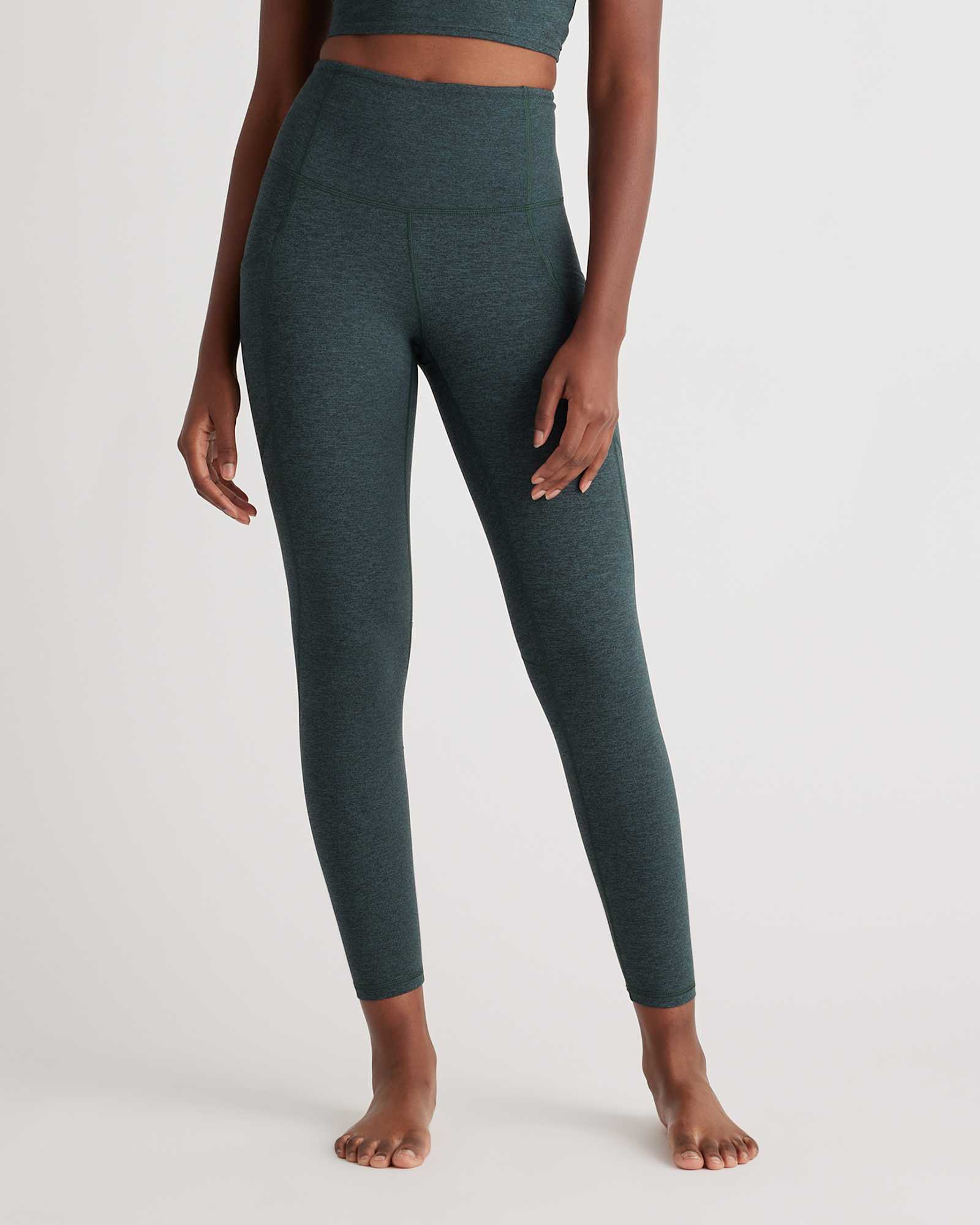 heather-green Ultra-Soft High-Rise Pocket Legging