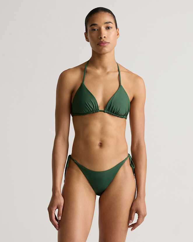 Palm Italian Triangle Bikini Top