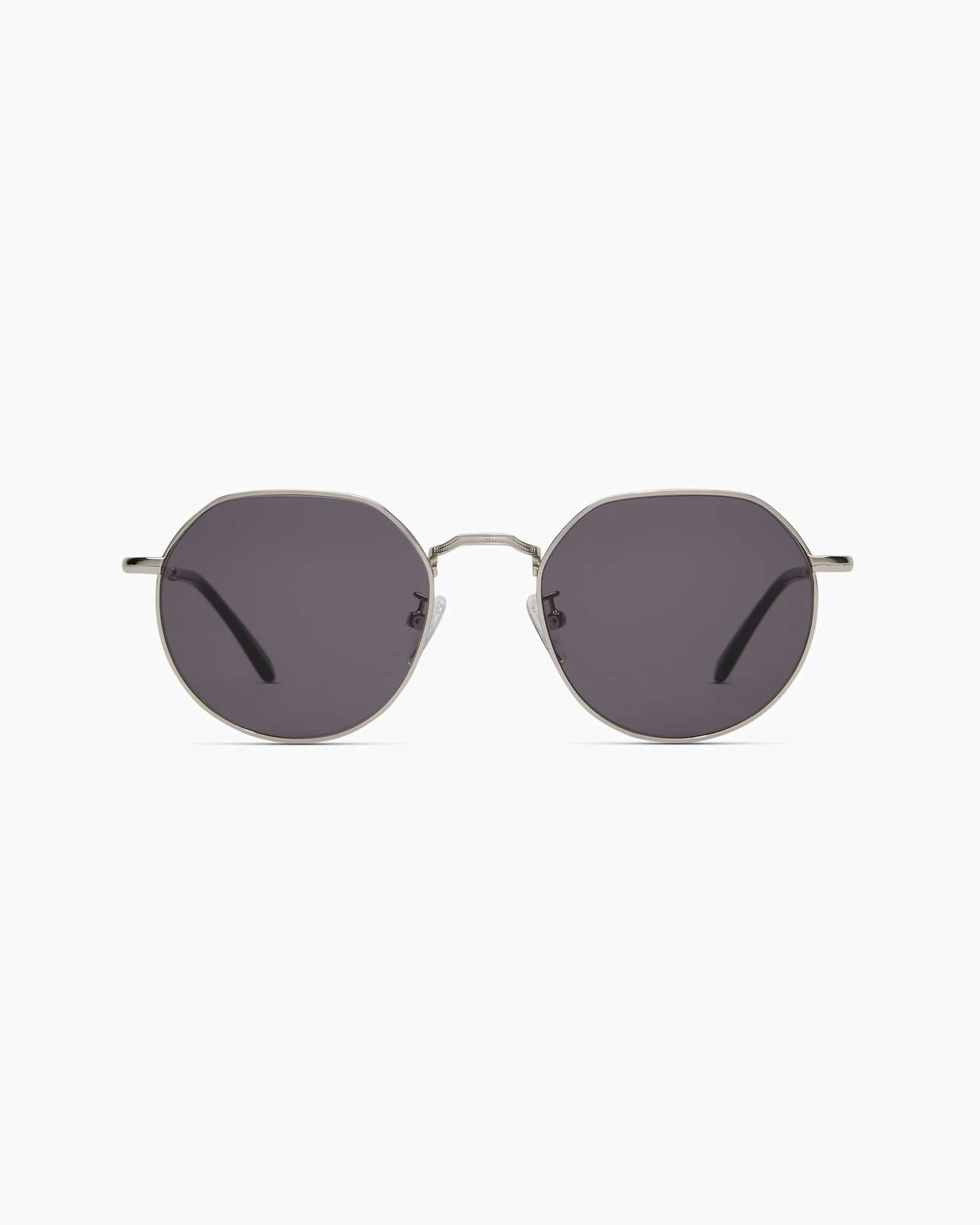 silver-with-grey-lens Maui Polarized Stainless Steel Sunglasses