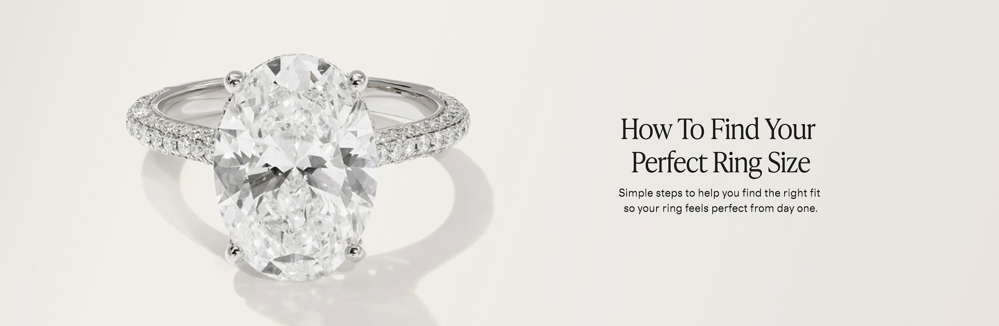 Ring Size Guide || Hero Banner || Desktop