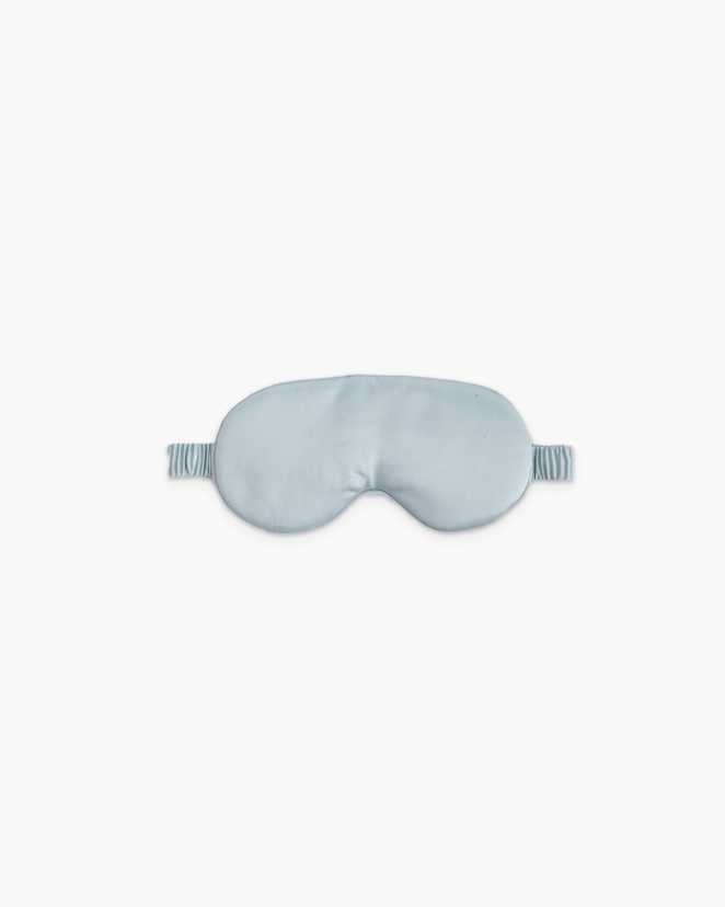 Light Blue Mulberry Silk Beauty Sleep Mask