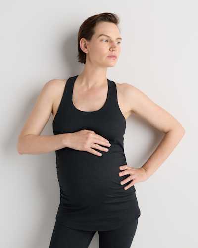 Ultra-Soft Maternity Built-In Bra Tank