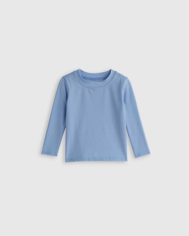 Sky Blue Long Sleeve Rash Guard