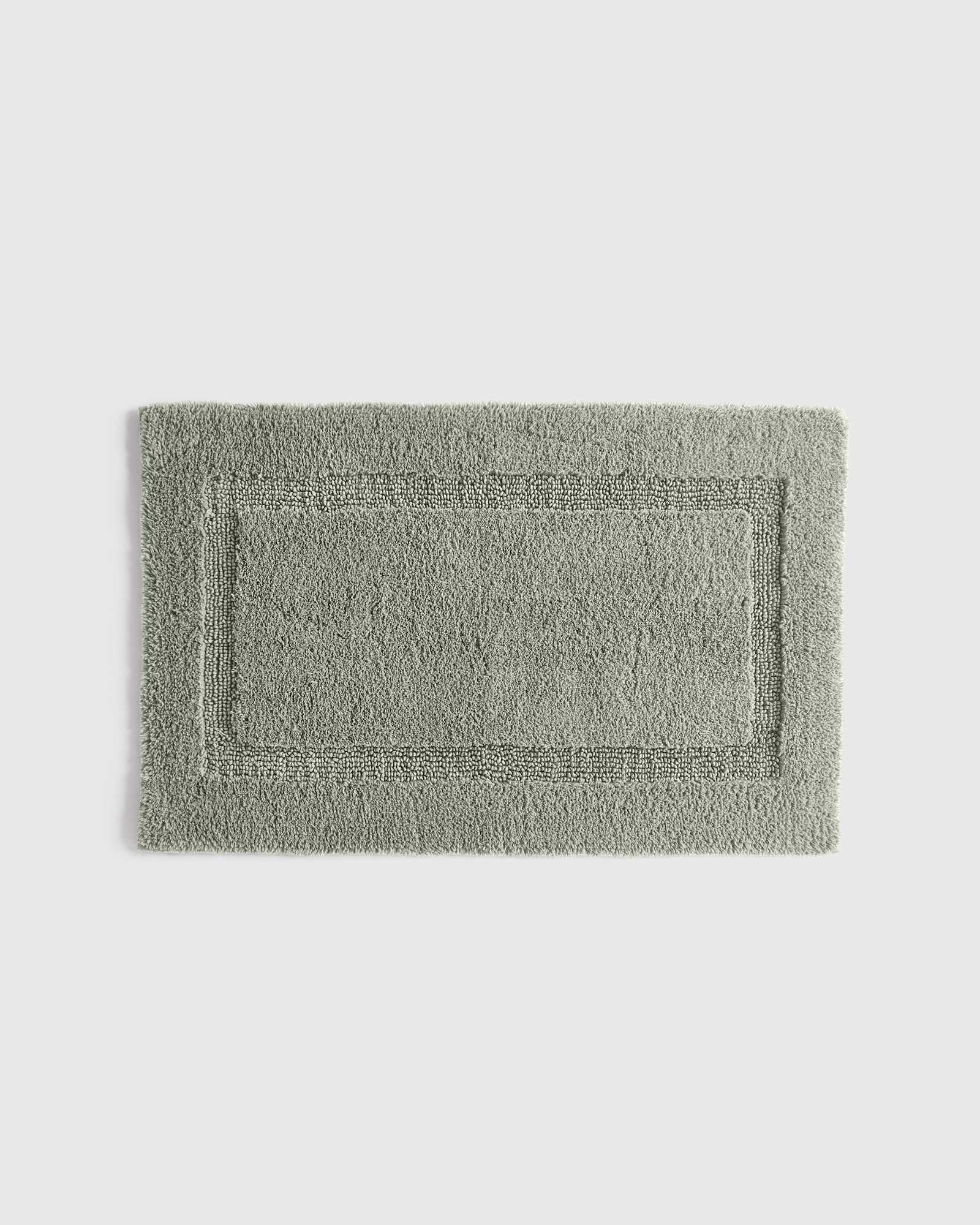 Sage Turkish Cotton Non-Slip Bath Rug