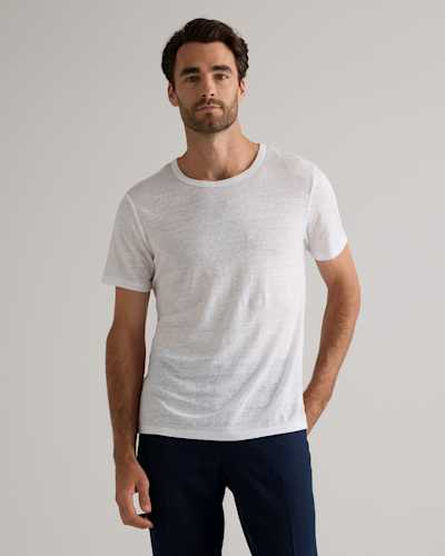 100% European Linen Jersey Tee