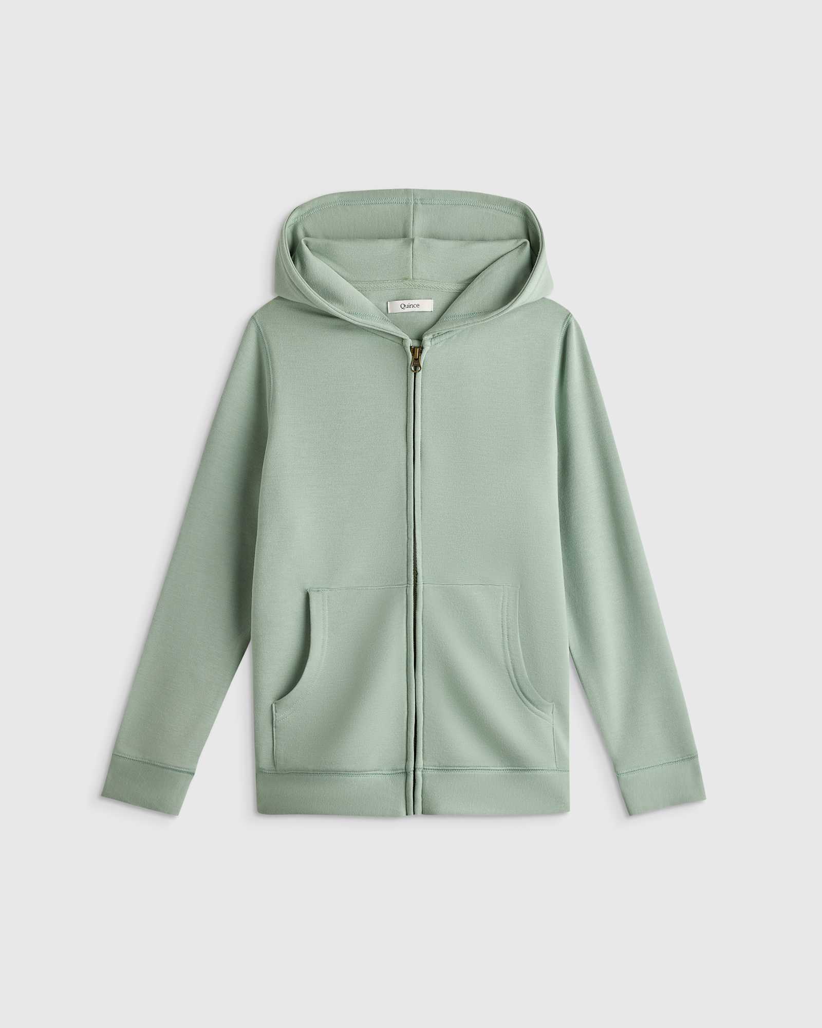 Soft Sage SuperSoft Fleece Zip Up Hoodie