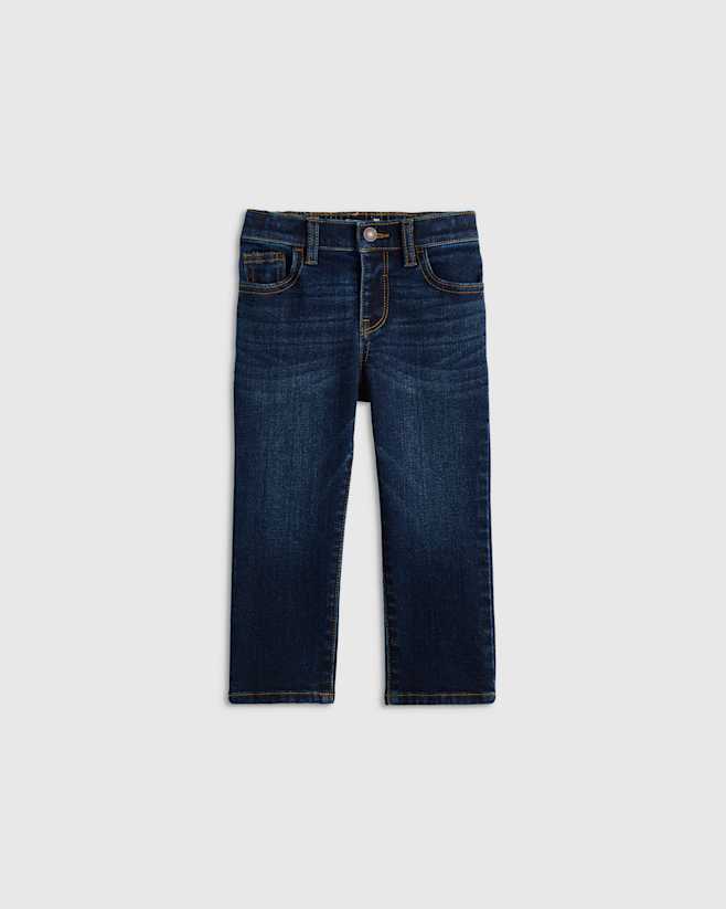 Dark Wash Jean ajusté extensible pour garçons