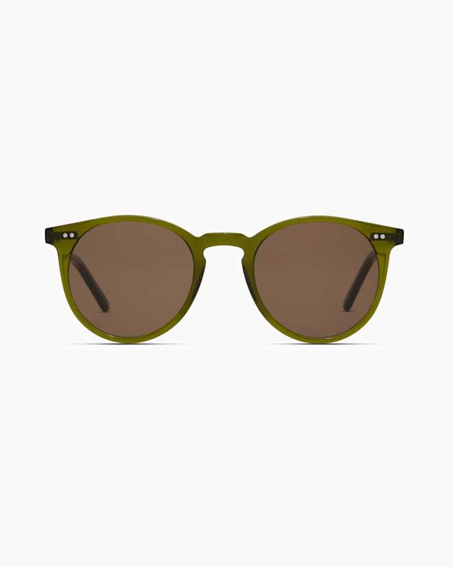 Moss with Brown lens Noah Polarized Acetate Sunglasses