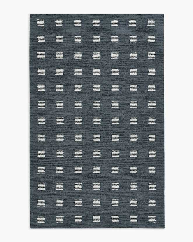 U-RUG-489 BLUE 1 Blue Sullivan Hand-Tufted Wool Rug