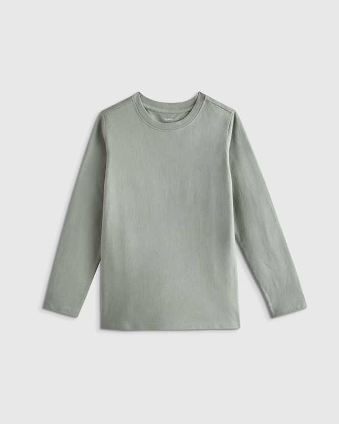 Eucalyptus 100% Organic Cotton Jersey Long Sleeve Tee
