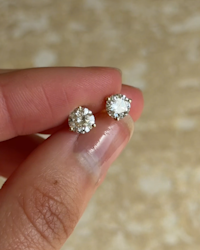 14K Gold Lab Grown Diamond Martini Studs 1ctw - PDP Video Thumbnail (Yellow Gold, 4x5)