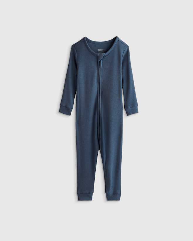 Deep Sea Blue Softest Rib One Piece