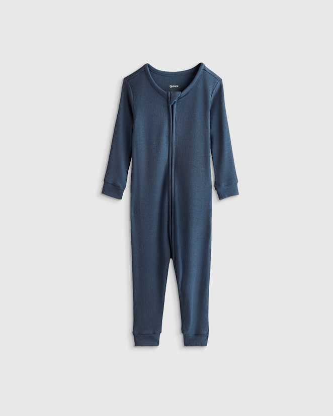 Deep Sea Blue Softest Rib One Piece