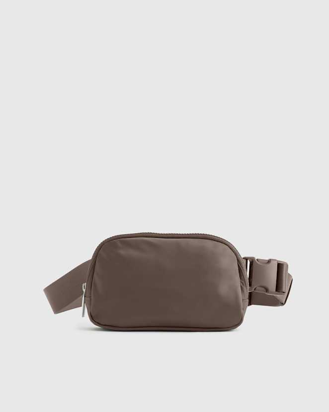 Ash Grey Revive Nylon Belt Bag