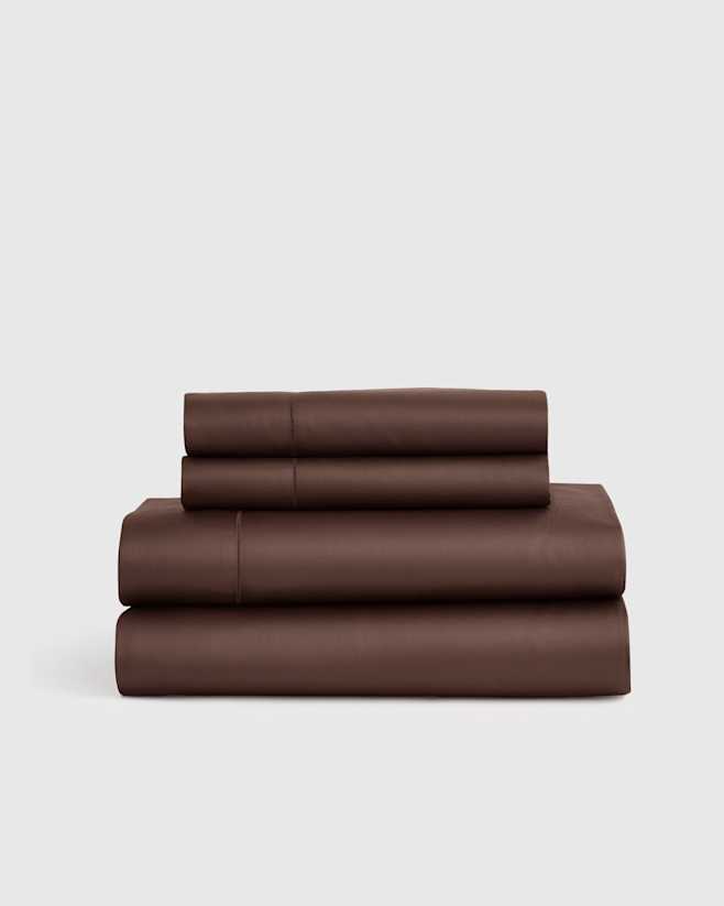 Espresso Signature Giza Cotton Sateen Sheet Set