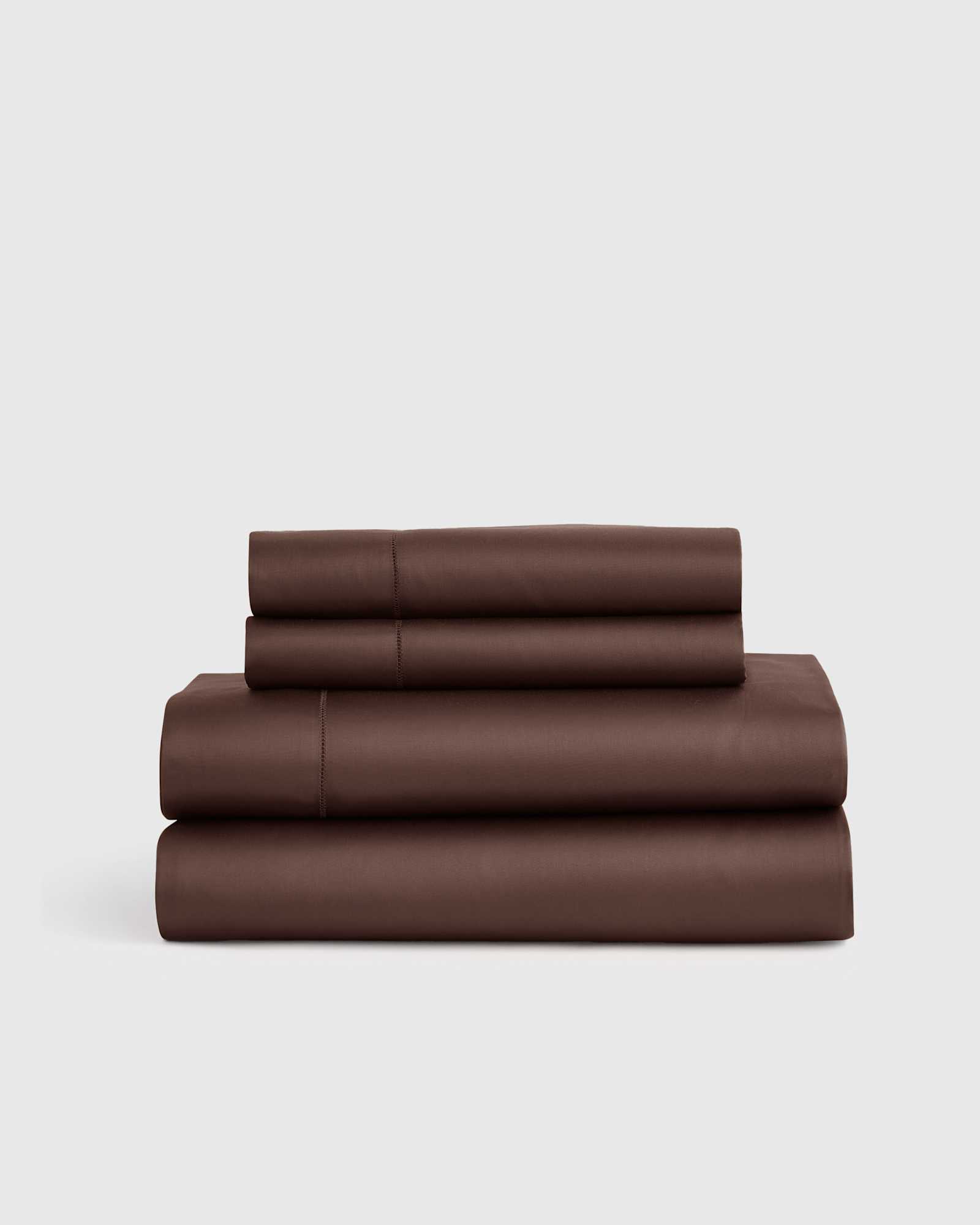 espresso Signature Giza Cotton Sateen Sheet Set