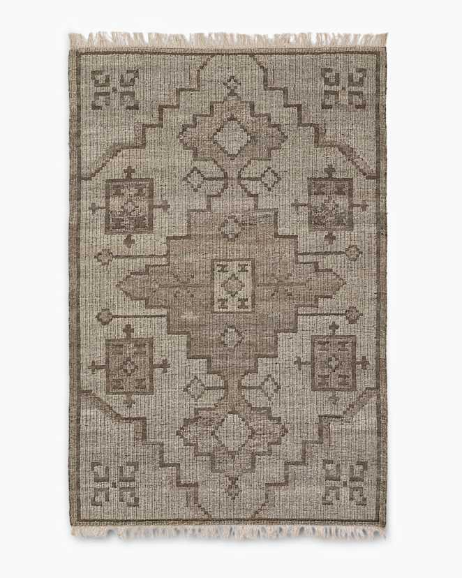 Brown Nilo Handwoven Wool Rug