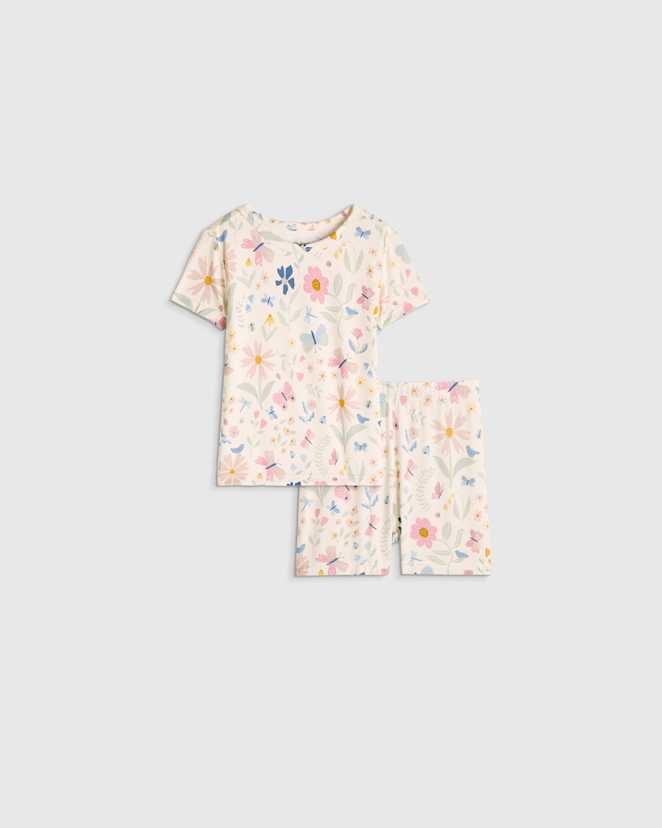 Wildflower Dreams Bamboo Short Sleeve and Shorts Pajama Set