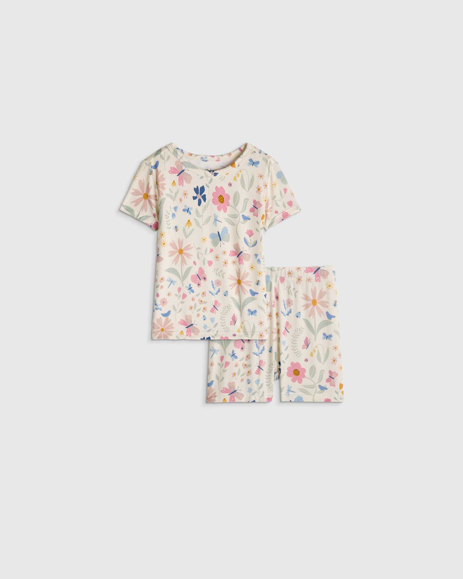 wildflower-dreams Bamboo Short Sleeve and Shorts Pajama Set