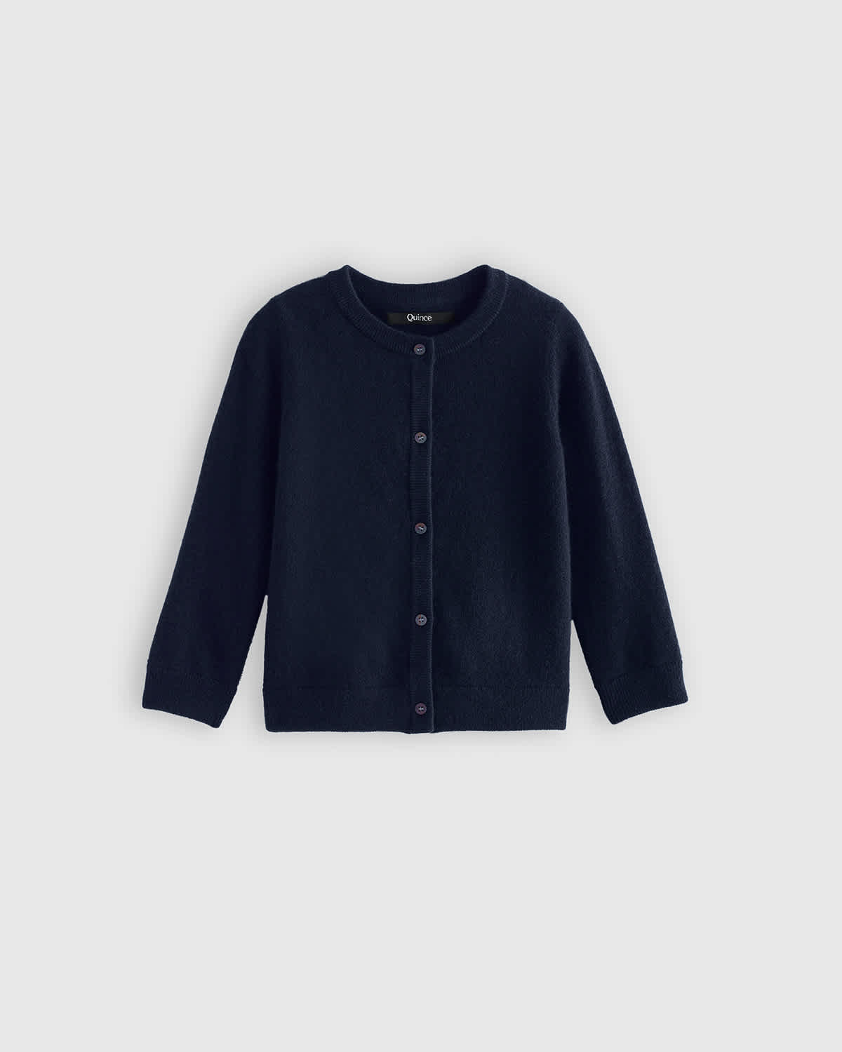 true-navy Washable Cashmere Cardigan