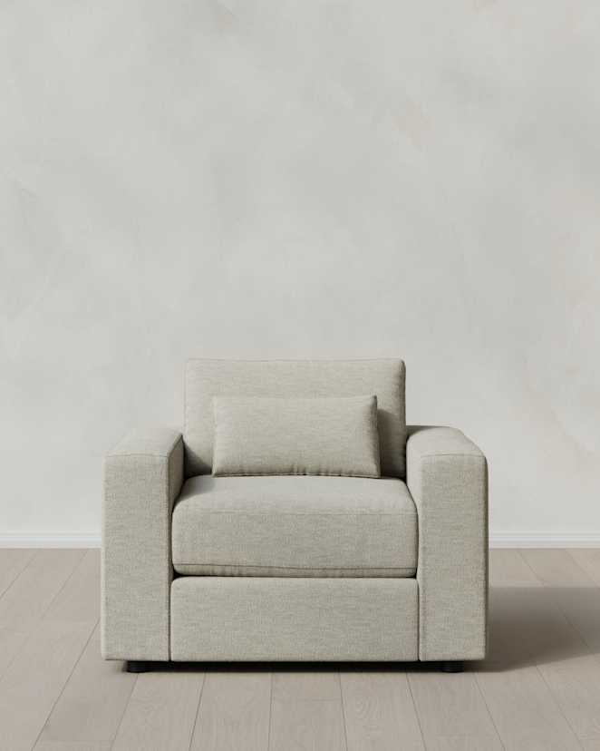 Flax Ashford Deep Seat Chair and a Half in Performance Basketweave