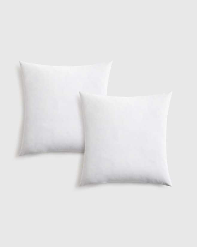 No Color Premium Feather Pillow Insert (Set of 2)