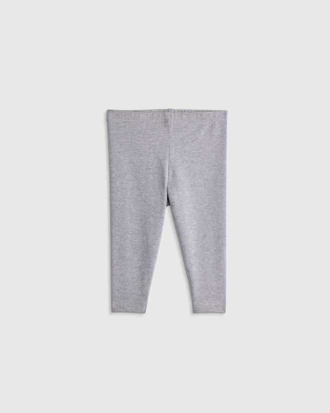 Heather Grey Organic Cotton Leggings