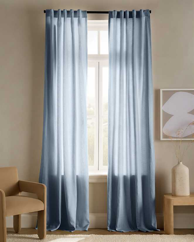 Chambray European Linen Curtain