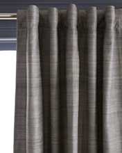 Curtain RawSilkBlackout Grey 722