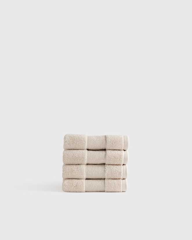 Oat Classic Organic Turkish Cotton Washcloth (Set of 4)