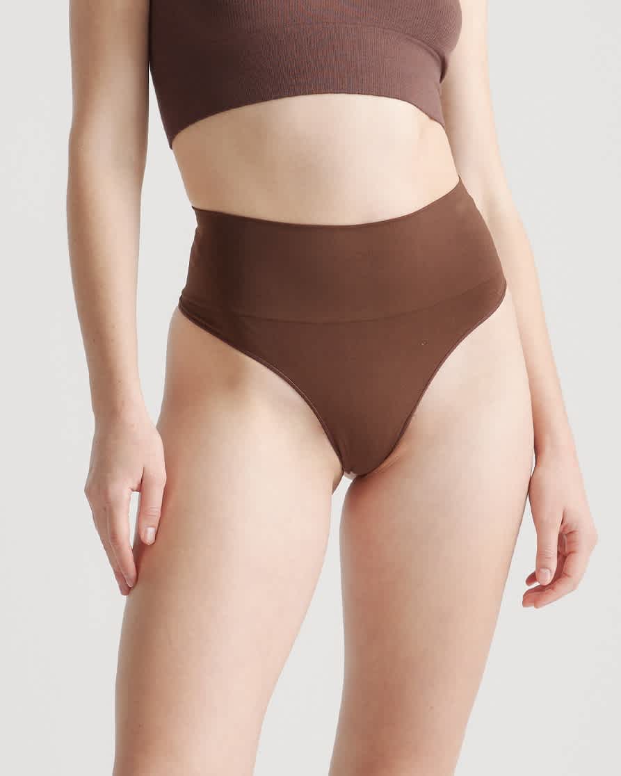Cocoa Shaping High-Waisted Thong (3-Pack)