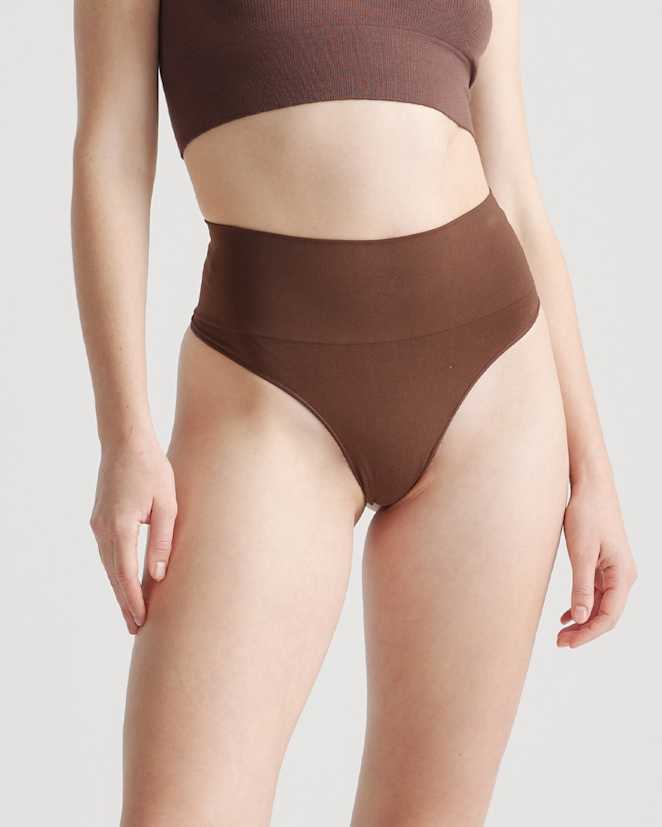 Cocoa Tangas gainants à taille haute (ensemble de 3)