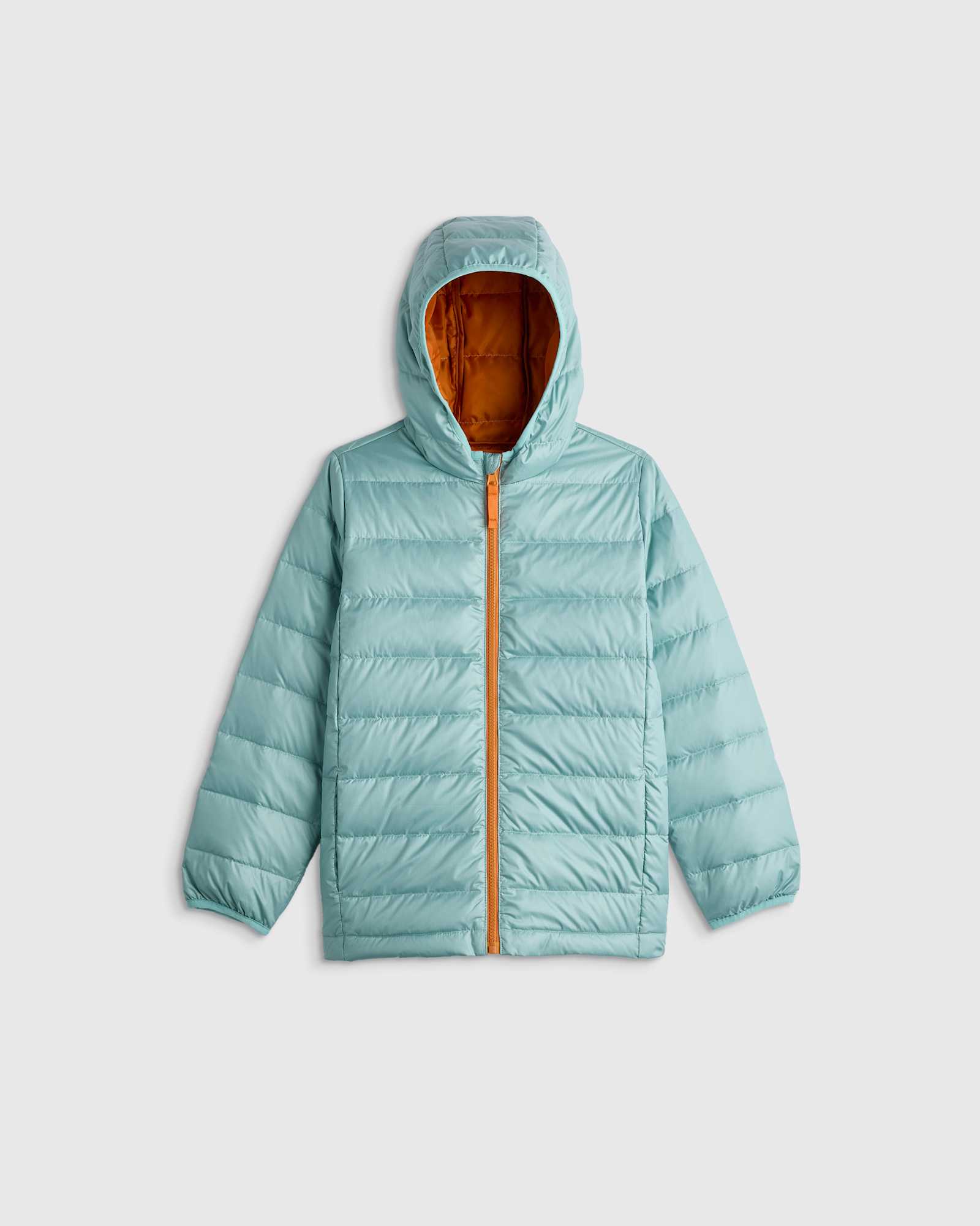 Blue Moon Lightweight Down Hooded Puffer Jacket