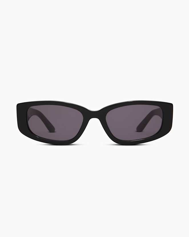 Black with Grey lens Granada Polarized Acetate Sunglasses