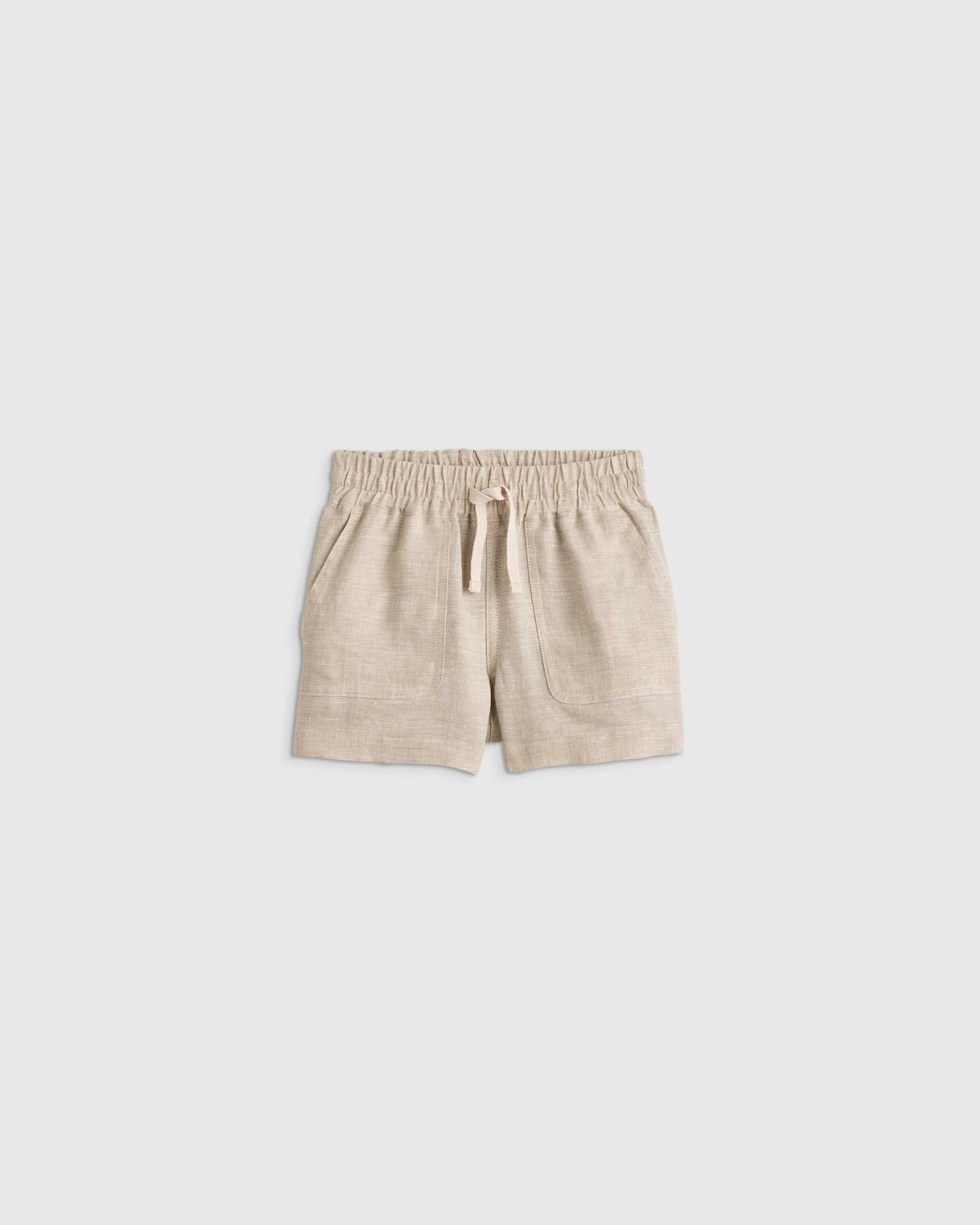 Flax 100% European Linen Drawstring Shorts