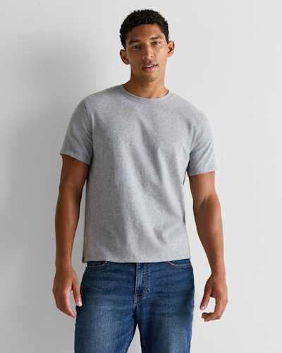 100% Organic Cotton Slub Crewneck Tee
