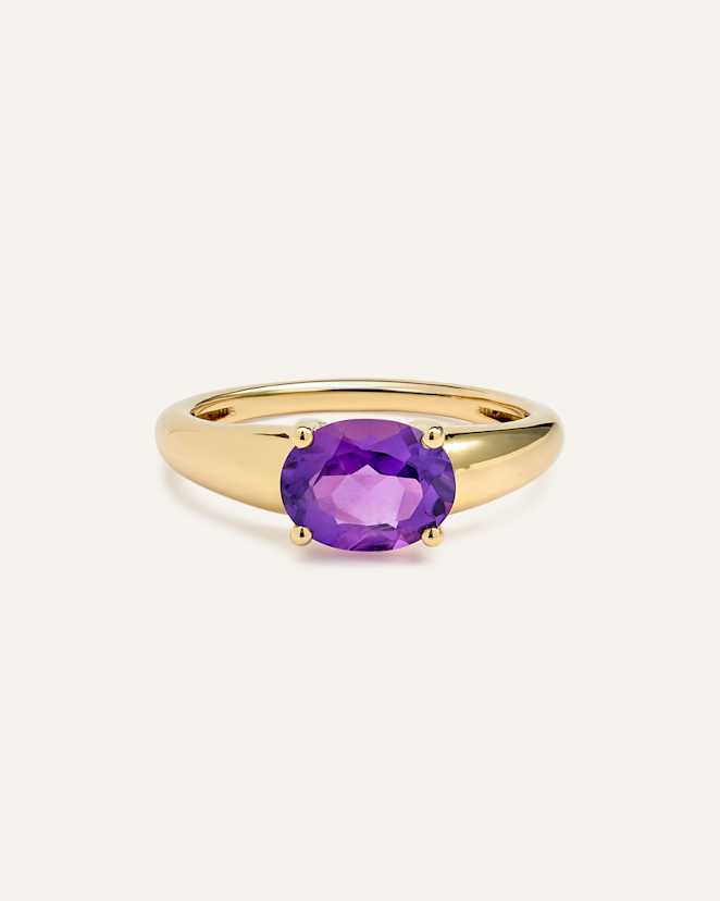 Yellow Gold 14K Gold Gemstone Vintage Inspired Ring