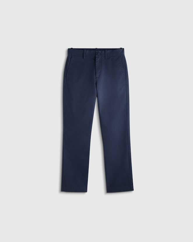 Navy Boys Organic Cotton Stretch Classic Chino
