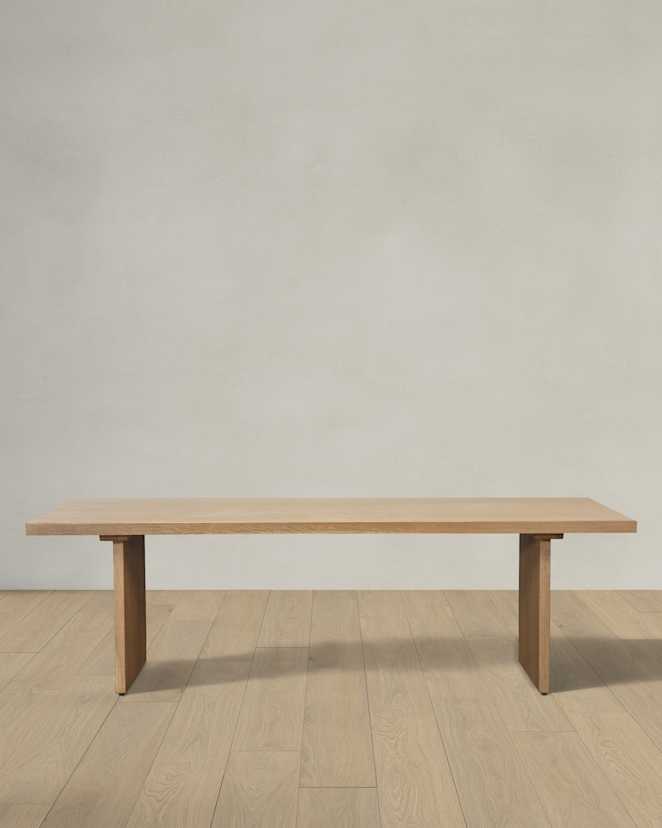 Amber Oak Grand Solid Oak Plank Dining Table