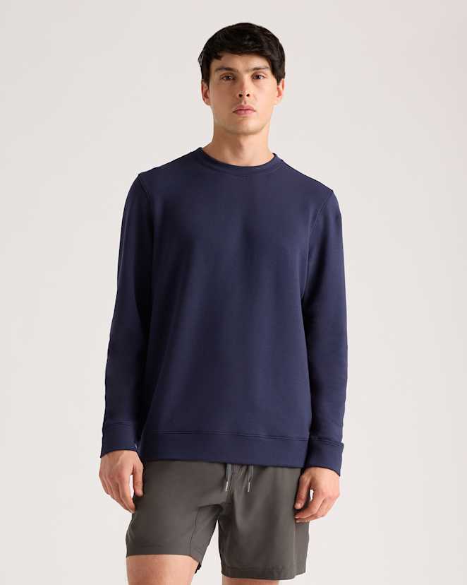 Navy Supersoft Fleece Crew