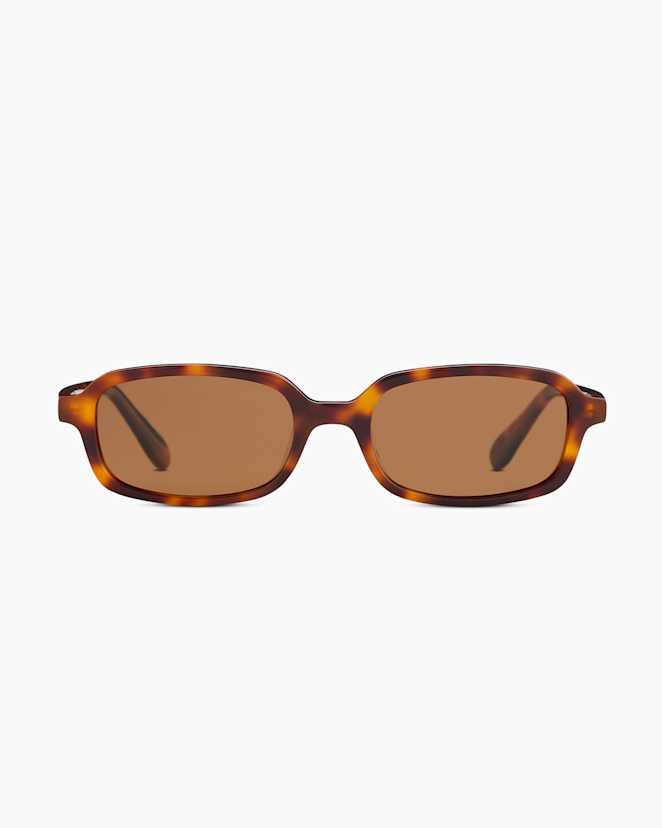 Ginger Tortoise with Brown lens Mykonos Polarized Acetate Sunglasses
