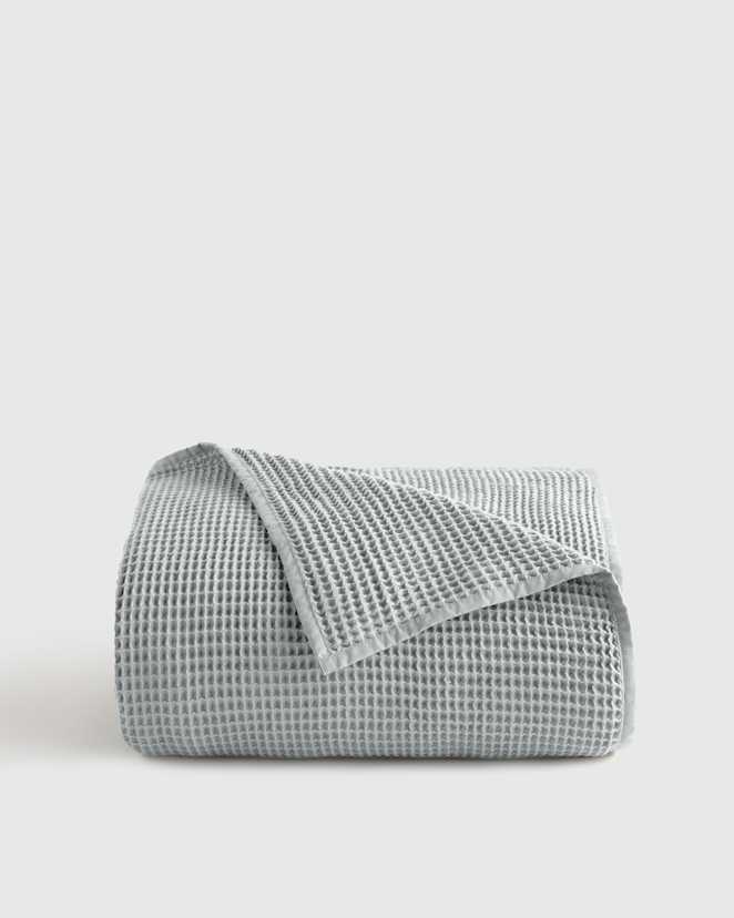 Mist Couverture en tissu gaufré de coton biologique