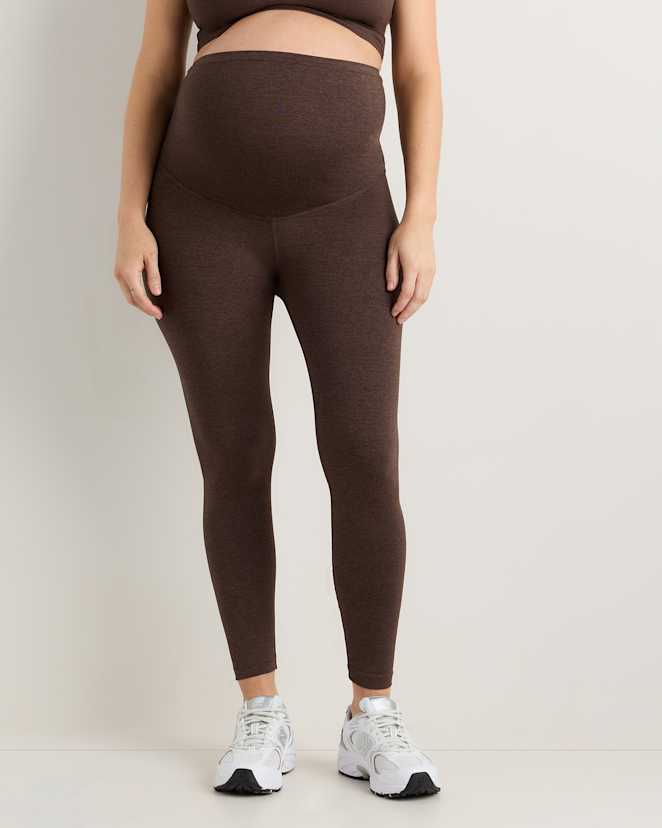 Heather Espresso Ultra-Soft Maternity Legging