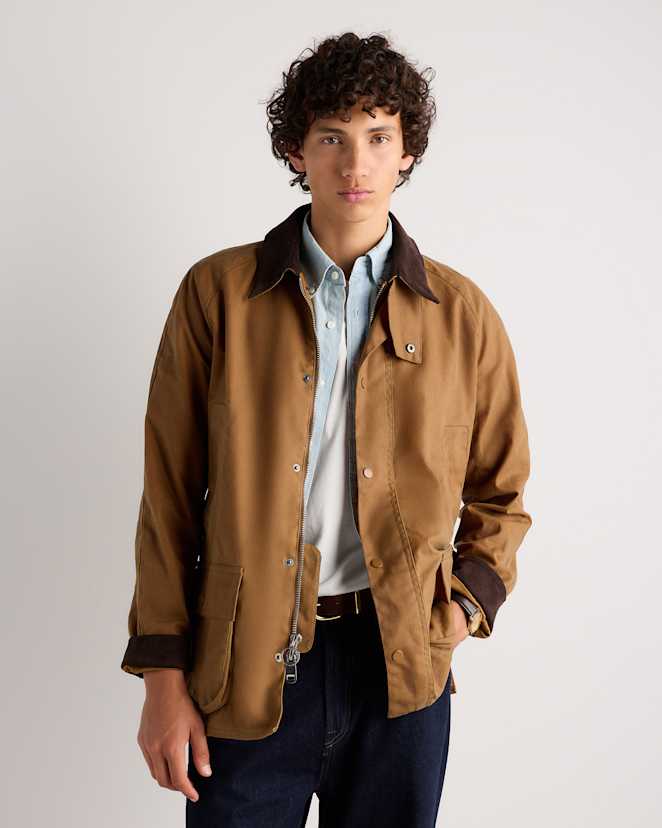 Desert Brown Organic Waxed Cotton Barn Jacket