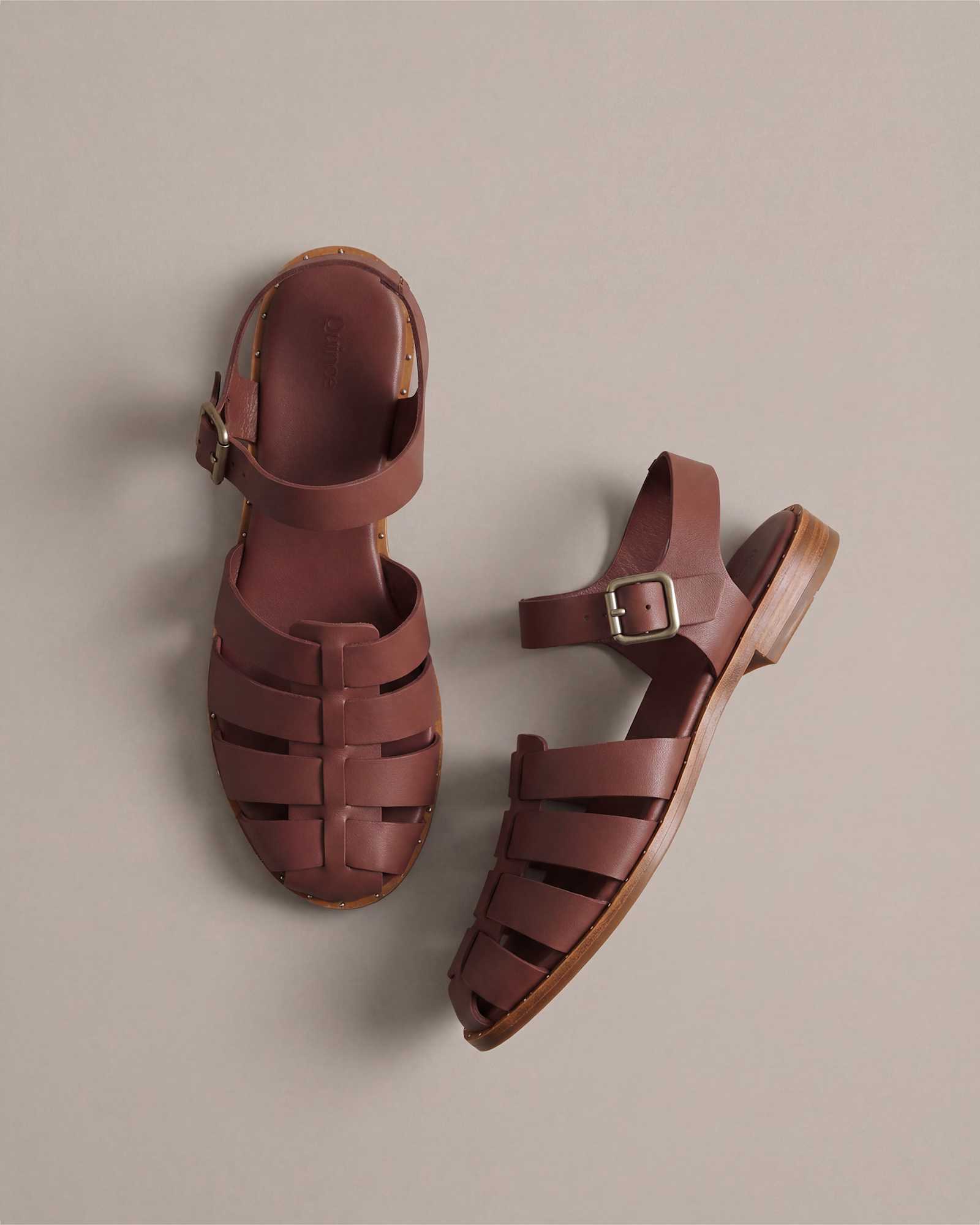 Italian Leather Fisherman Sandal