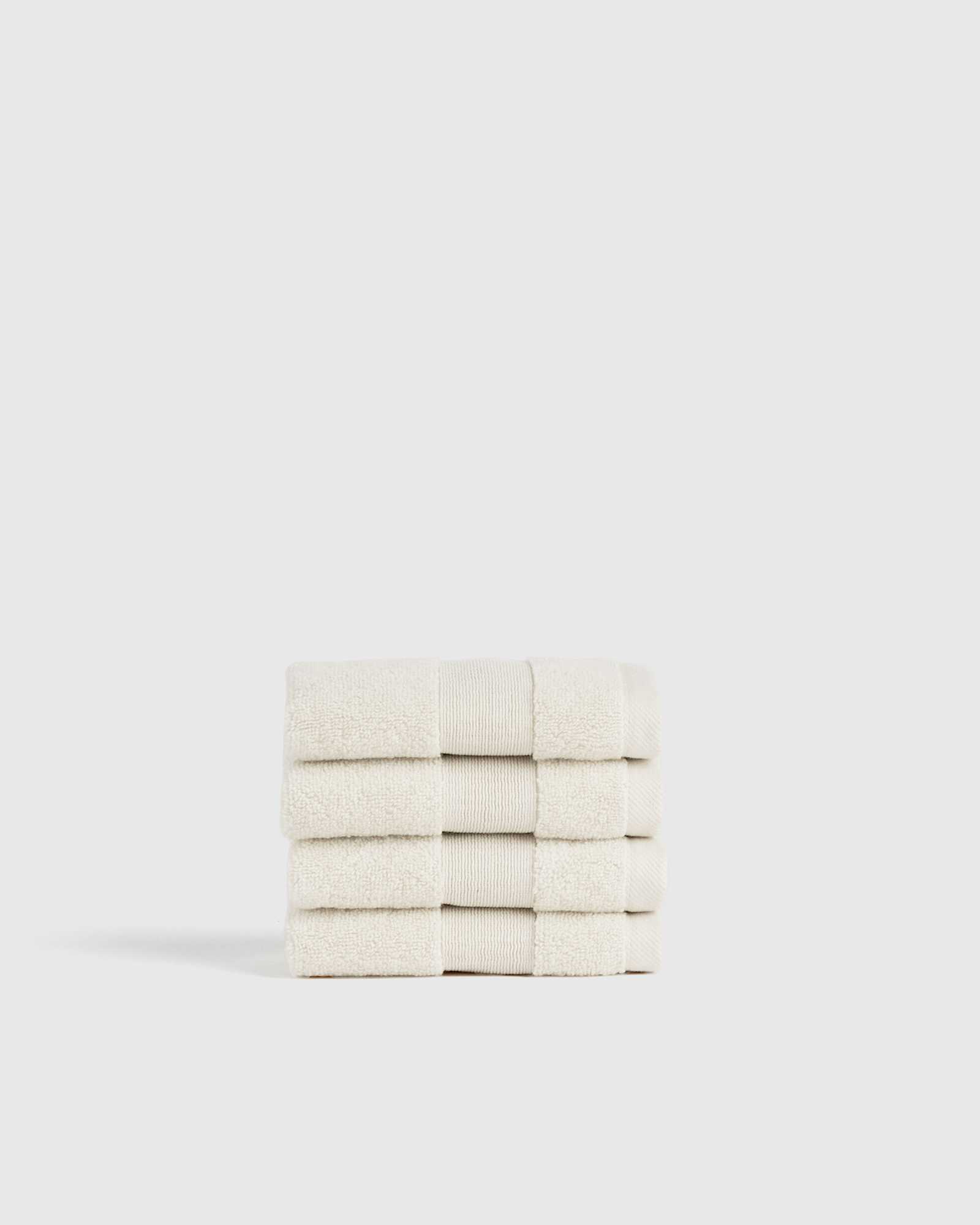 U-BATH-50-IVORY 0079 ivory Turkish Classic Washcloth (Set of 4)